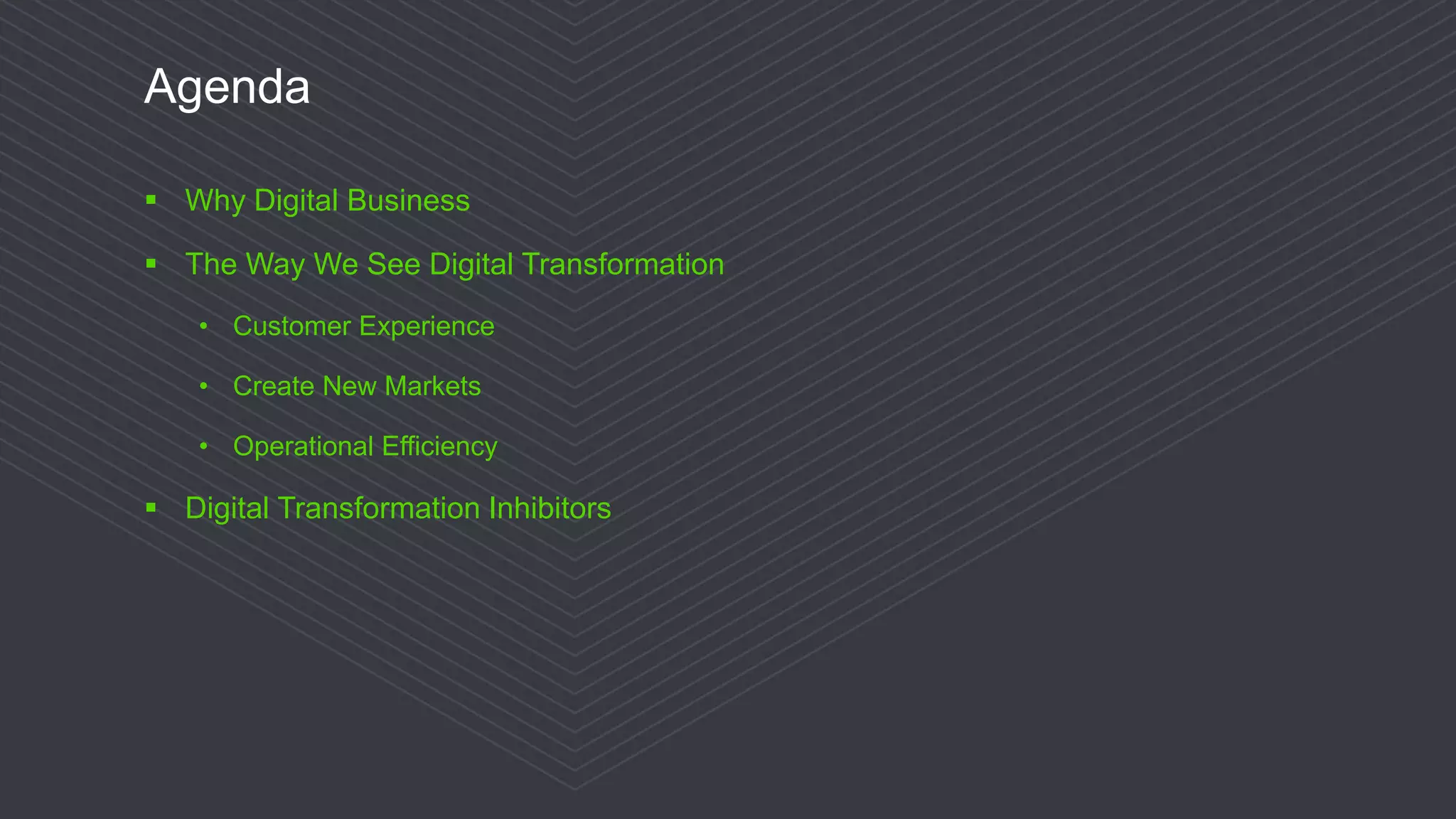 © 2016 Progress Software Corporation and/or its subsidiaries or affiliates. All rights reserved.3
Agenda
 Why Digital Business
 The Way We See Digital Transformation
• Customer Experience
• Create New Markets
• Operational Efficiency
 Digital Transformation Inhibitors
 