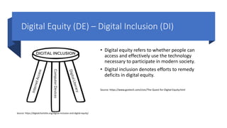 Digital Transformation of Higher Education: Inclusion & Equity | PPTX