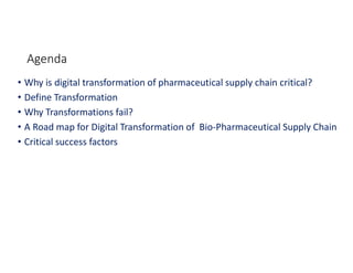 Digital transformation of supply chain in pharma | PDF