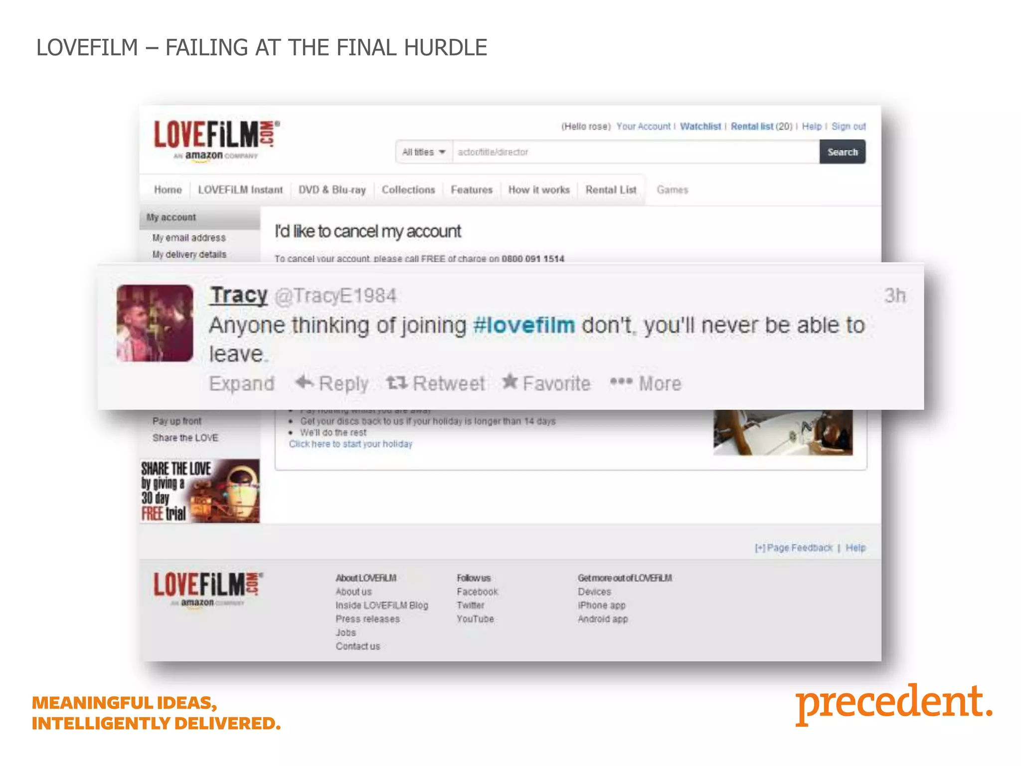 LOVEFILM – FAILING AT THE FINAL HURDLE

 