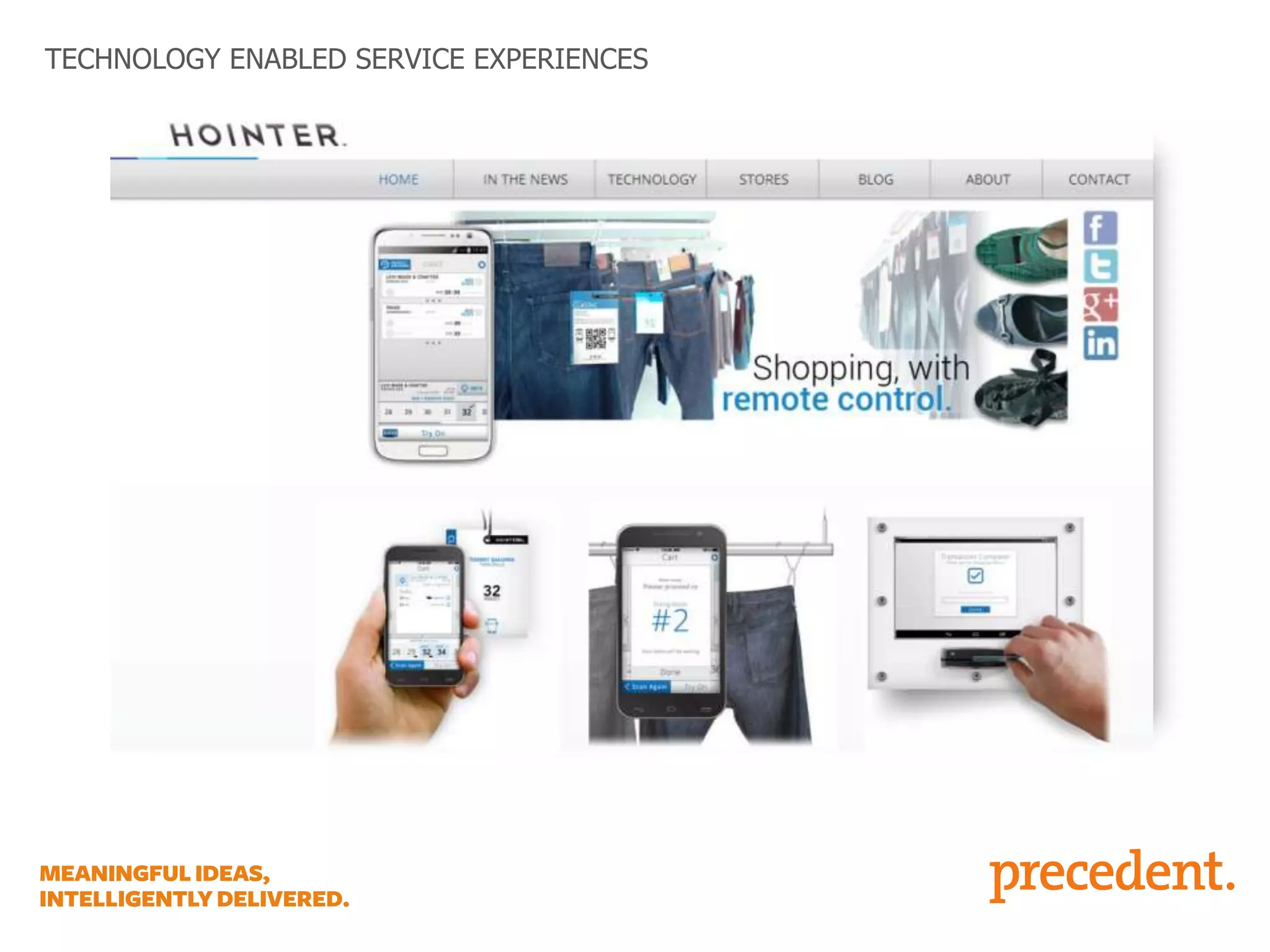 TECHNOLOGY ENABLED SERVICE EXPERIENCES

 