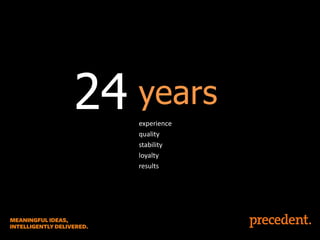 23 years
24
experience
quality
stability
loyalty
results

 