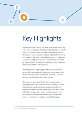 Digital transformation report sweden july 2017 | PDF