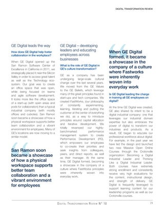 Digital Transformation Review N° 10 31
DIGITAL TRANSFORMATION REVIEW
Fostering collaboration in the workplace
Fostering co...