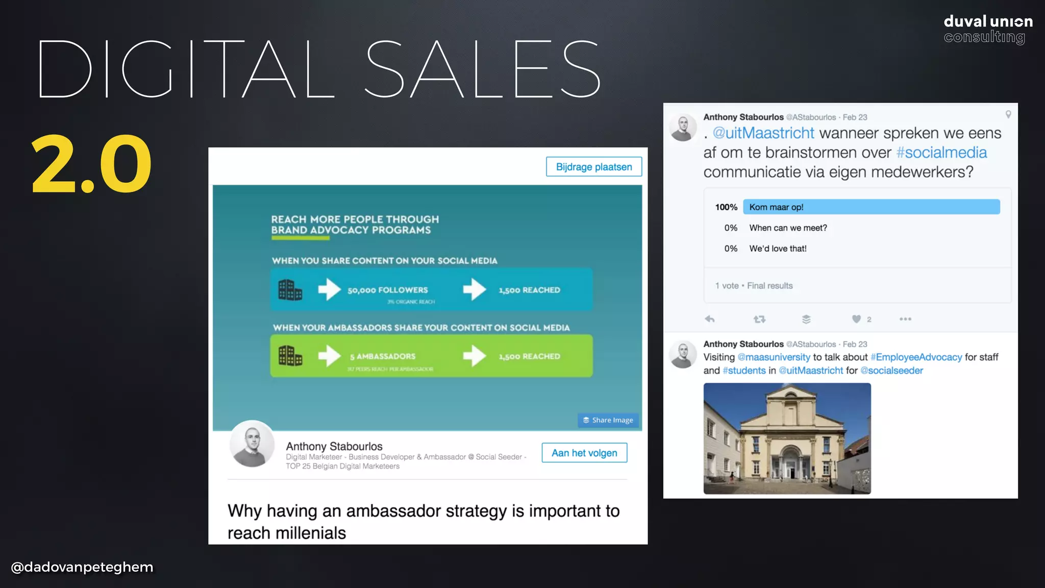 @dadovanpeteghem
DIGITAL SALES
2.0
 