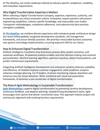 Digital Transformation Services | The Dataflux | PDF