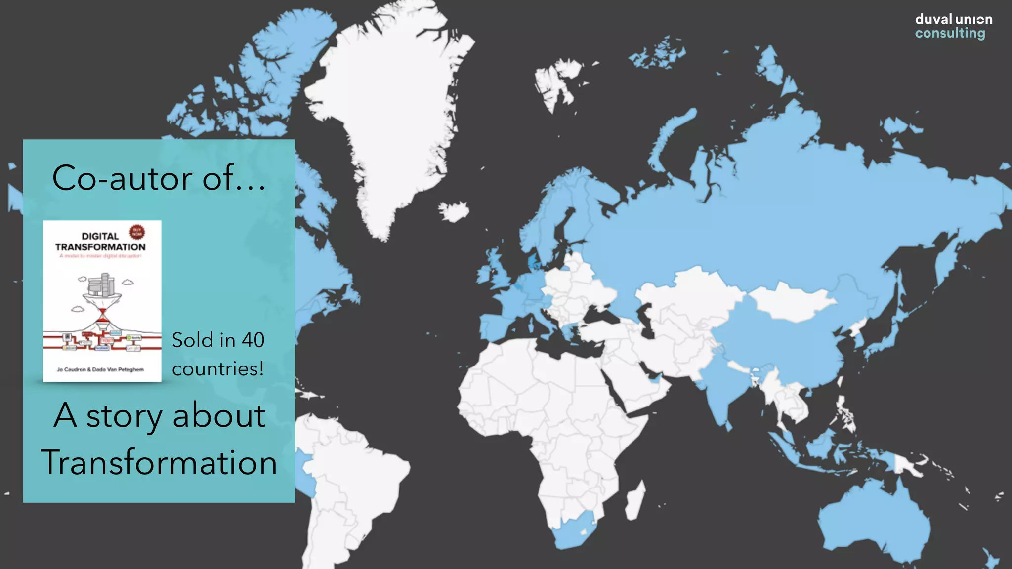 @jcaudron
Co-autor of…
A story about
Transformation
Sold in 40
countries!
 