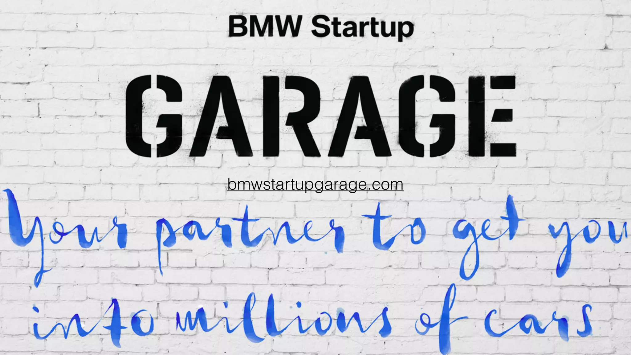 @dadovanpeteghem #STIMAC
bmwstartupgarage.com
 