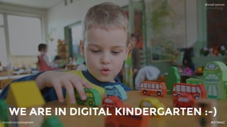 @dadovanpeteghem
WE ARE IN DIGITAL KINDERGARTEN :-)
#STIMAC
 