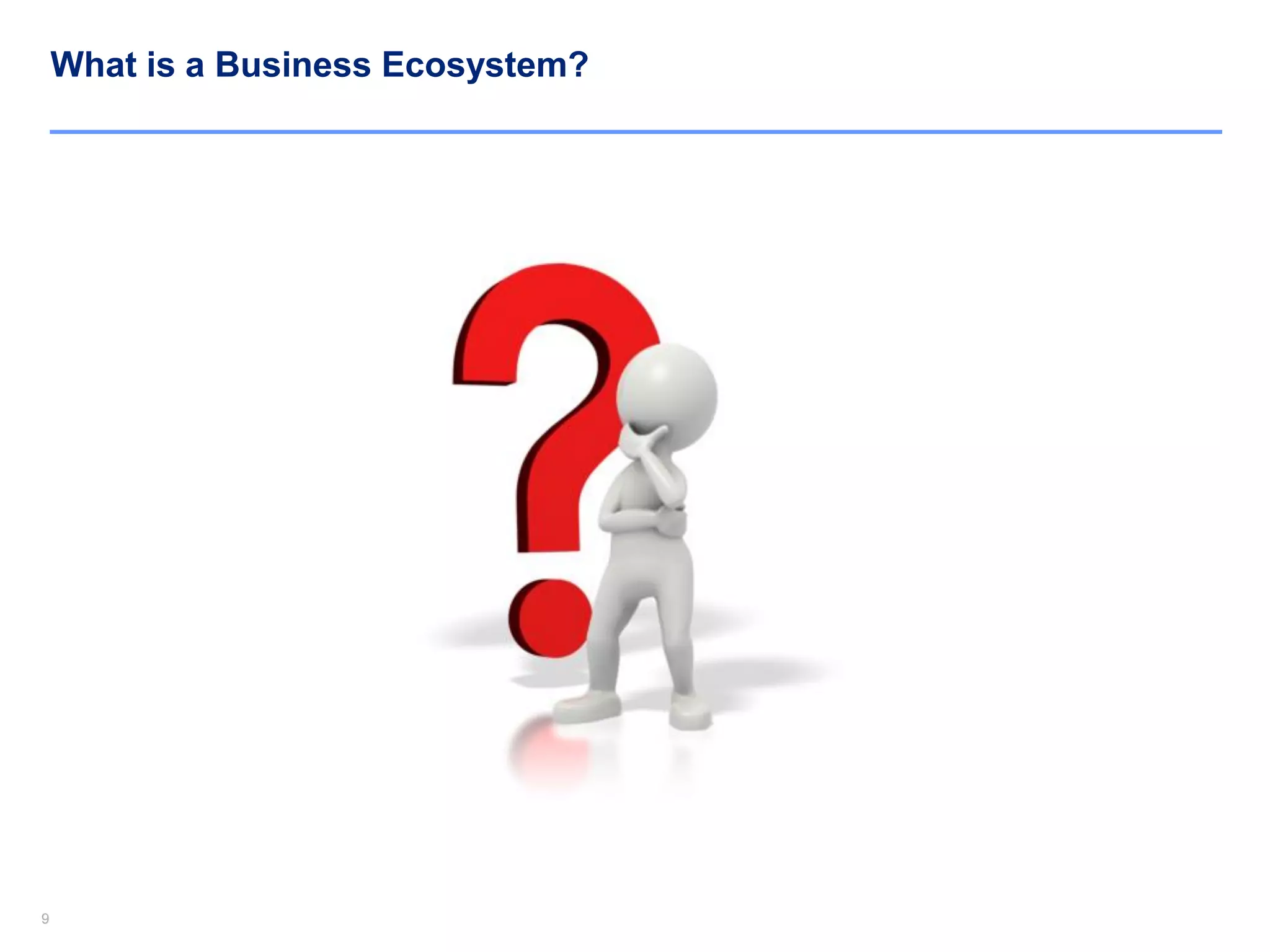 99
What is a Business Ecosystem?
 