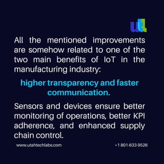 Digital Transformation with IoT in Manufacturing. The Future of ...