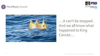 The Effects | Overall
© 2014 Digital Works Group. Proprietary and Confidential
17
….it can’t be stopped.
And we all know what
happened to King
Canute….
2
 
