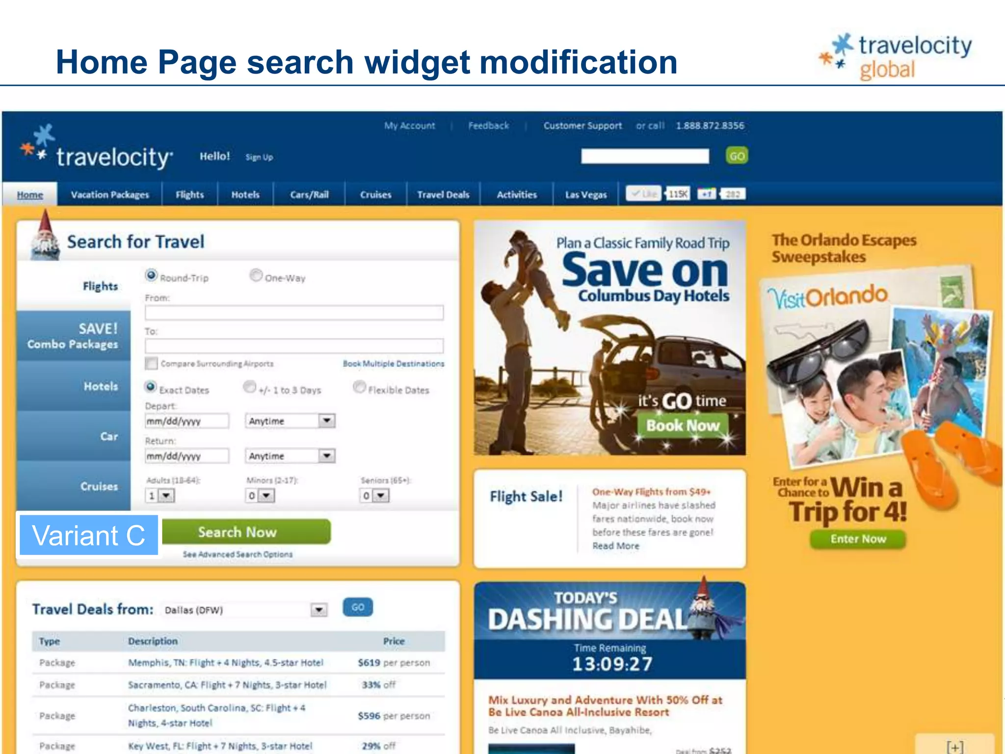 C O N F I D E N T I A L
Home Page search widget modification
Variant B
Variant C
 