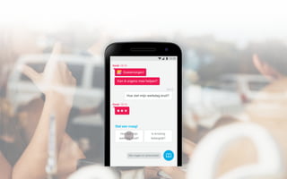 12:30
Alle vragen en antwoorden
Sarah 10:13
Goeiemorgen!
Kan ik ergens mee helpen?
Hoe ziet mijn
werkdag eruit?
Is ervaring
belangrijk?
Stel een vraag!
10:14
Hoe ziet mijn werkdag eruit?
Sarah 10:14
 