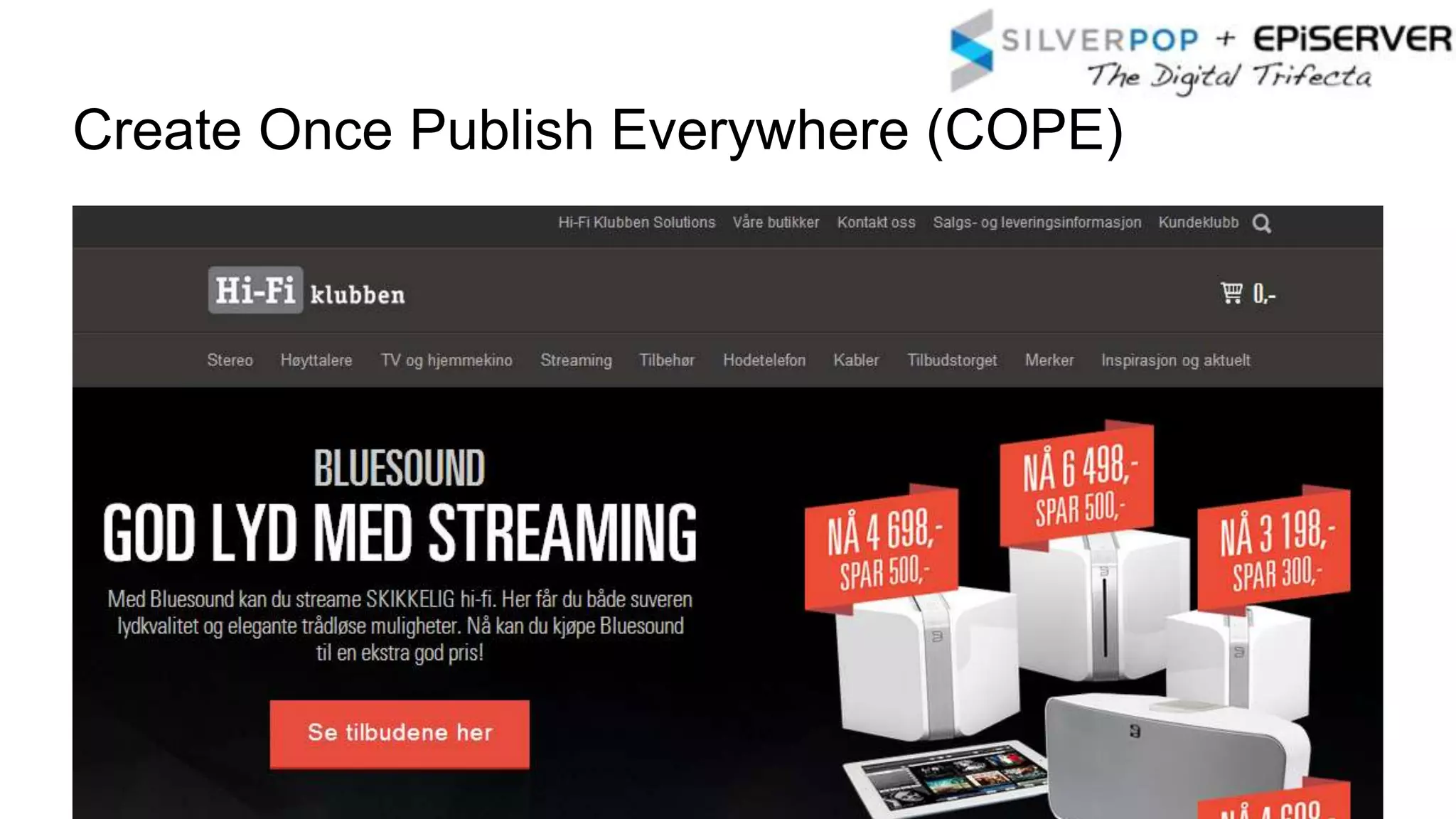 Brad Frost
Atomic Design
Create Once Publish Everywhere (COPE)
 