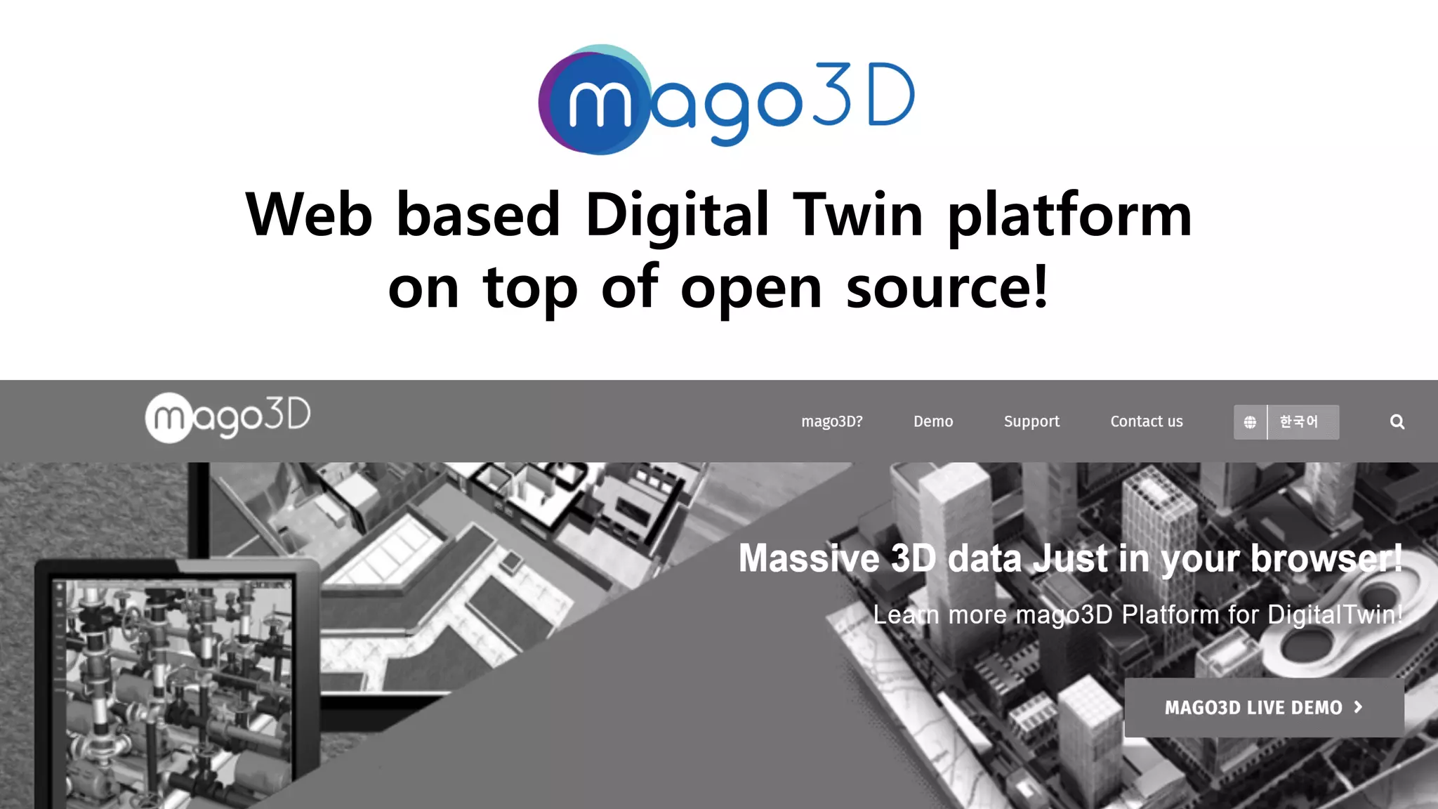 Web based Digital Twin platform
on top of open source!
 