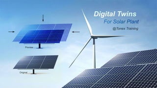 Digital Twins Training for Solar Plant