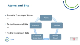 ‹n.›
• From the Economy of Atoms
....
• To the Economy of Bits
…
• To the Economy of Data
Atoms and Bits
 