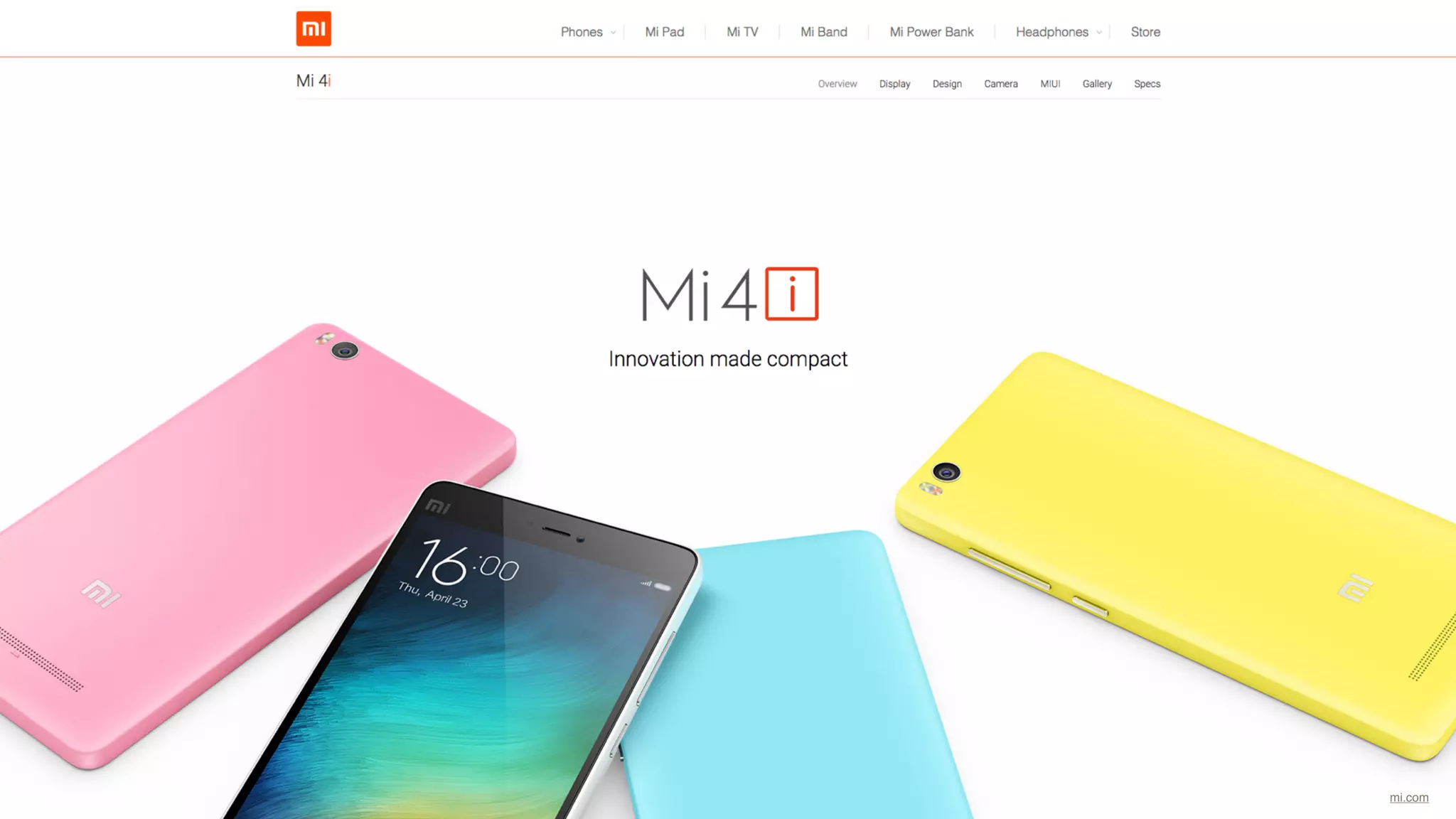 Xiaomi
mi.com
 