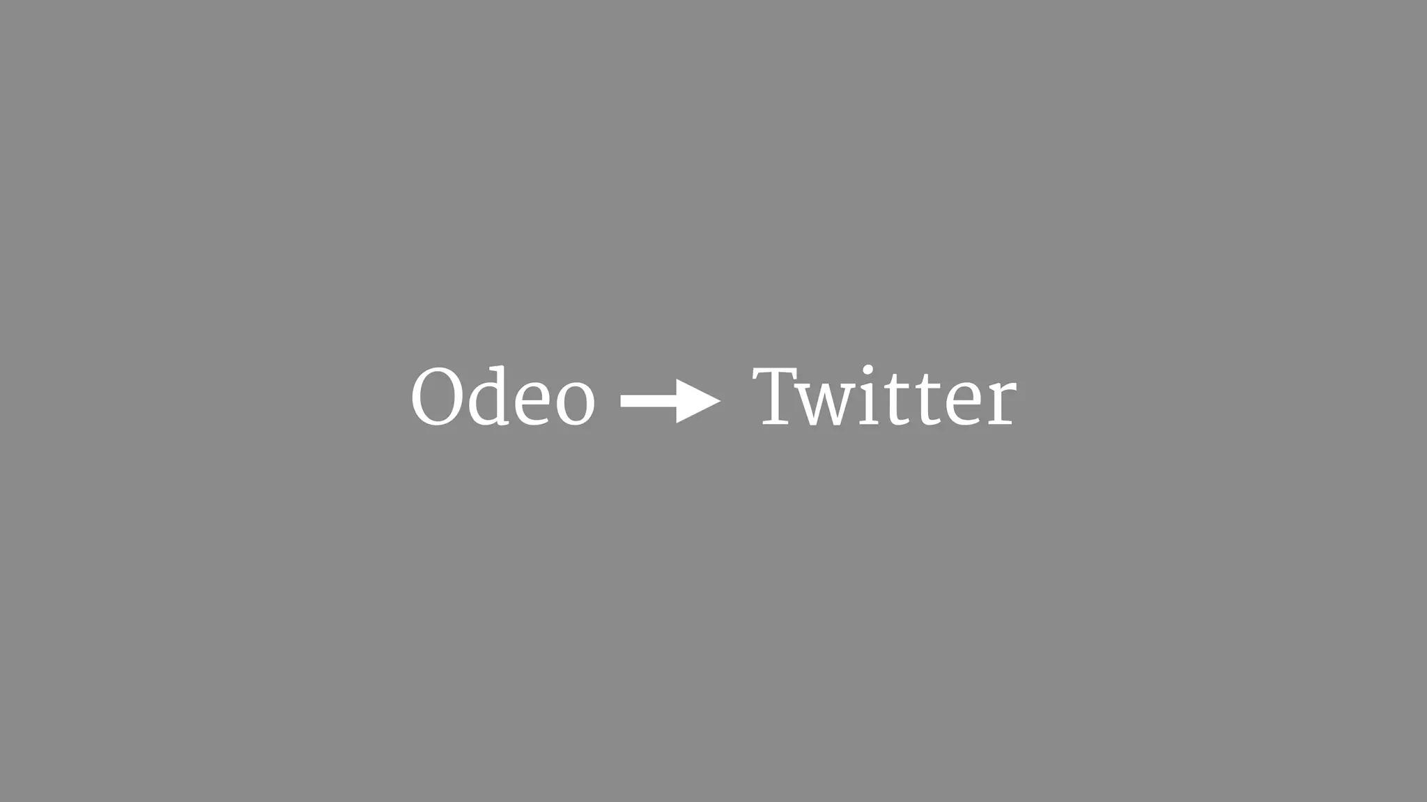 Odeo Twitter
 