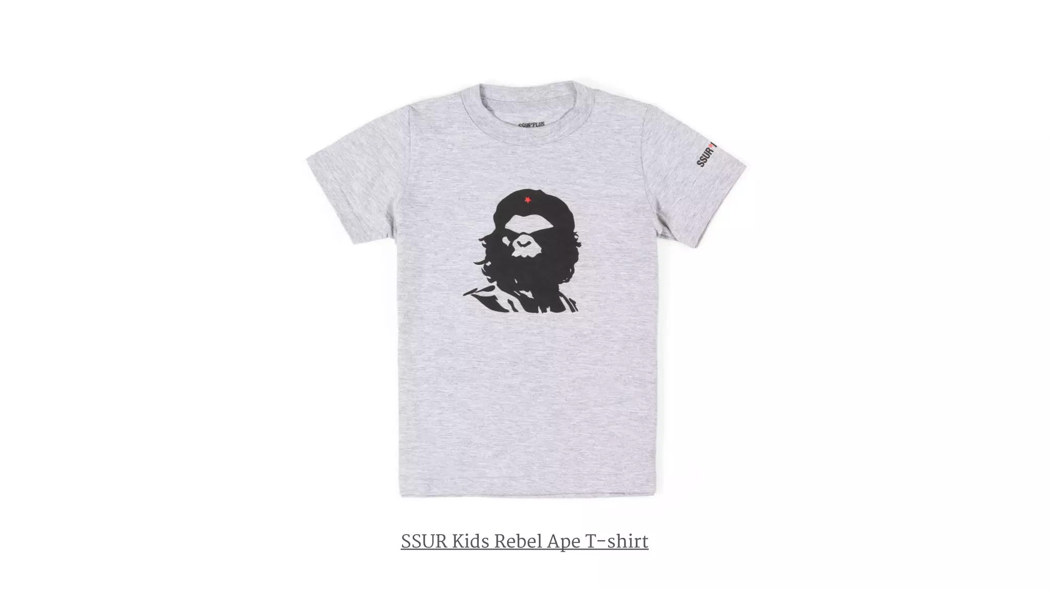 SSUR Kids Rebel Ape T-shirt
 