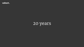 20 years
 