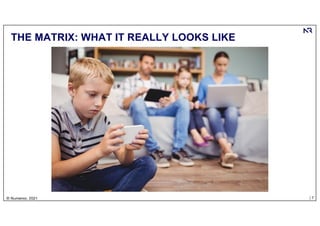 | 7
© Numenor, 2021
THE MATRIX: WHAT IT REALLY LOOKS LIKE
 