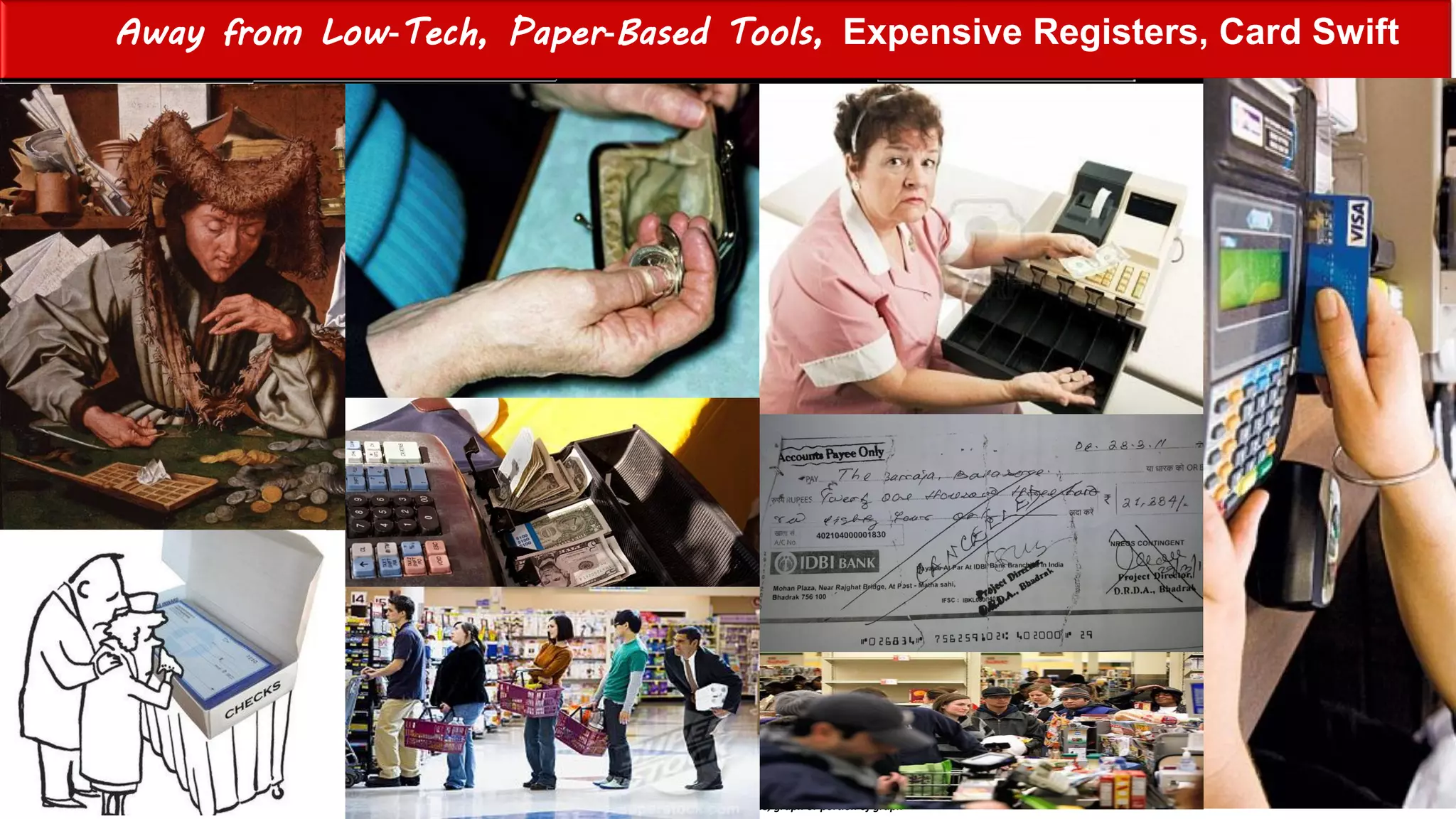 Einat Shimoni & Galit Fein’s work Copyright@2015
Do not remove source or attribution from any slide, graph or portion of graph
Away from Low‐Tech, Paper‐Based Tools, Expensive Registers, Card Swift
35
 