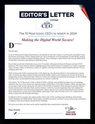 The 10 Most Iconic CEO's to Watch In 2024 | PDF