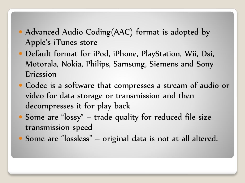 Digital Audio in Multimedia