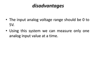 Digital voltmeter using 89c51 microcontroller | PPTX