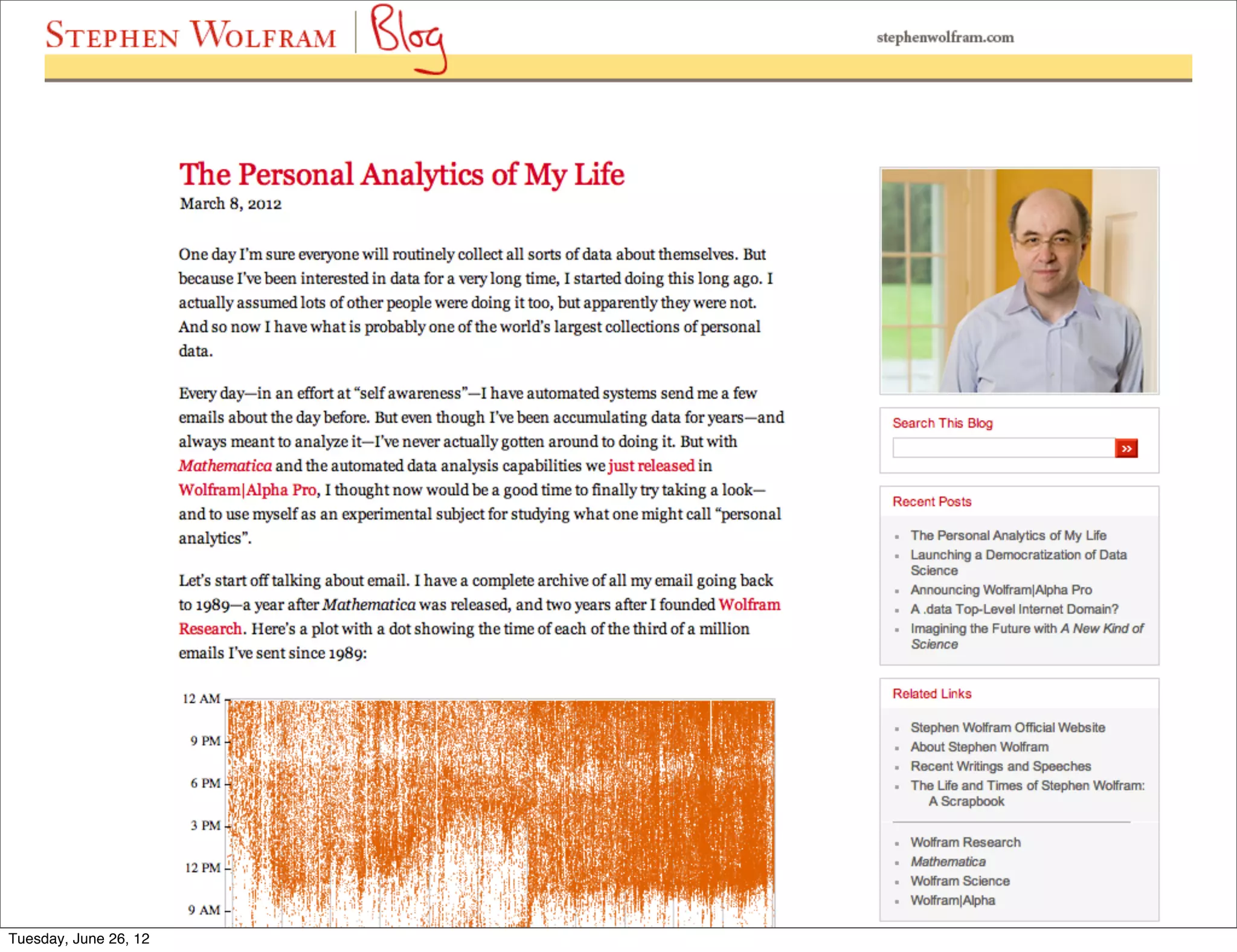 Tuesday, June 26, 12
 