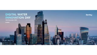 DIGITAL WATER
INNOVATION DAY
14th November 2023
London
 