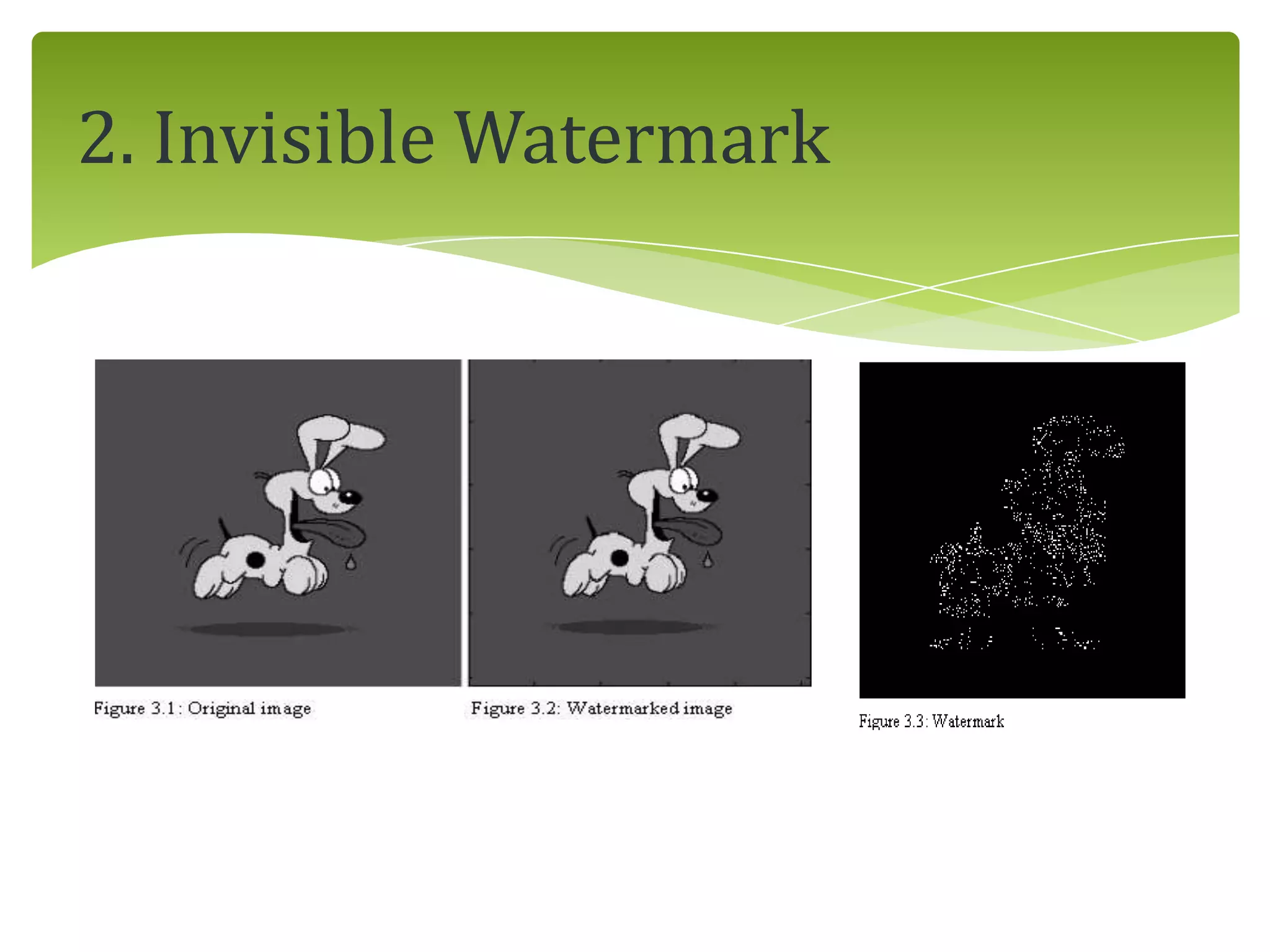 2. Invisible Watermark
 