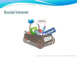 Social intranet
Credit: http://www.flickr.com/photos/matthamm/2945559128/
 