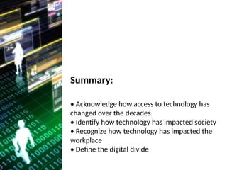 Technology Objectives Exmaple DIgital world about technology examples objective | PPTX