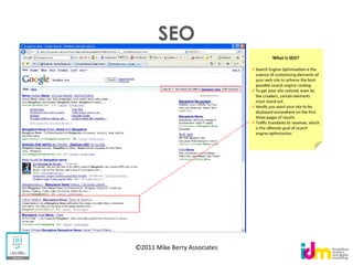 SEO




©2011 Mike Berry Associates
 