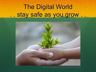 The Digital World
. . stay safe as you grow . .
http://cdn-media1.teachertube.com/photo603/11973_o.jpg
 