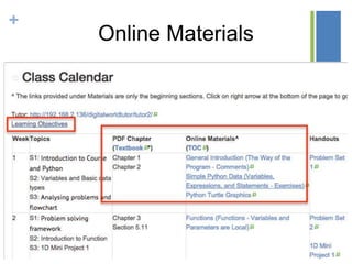 +
Online Materials
 
