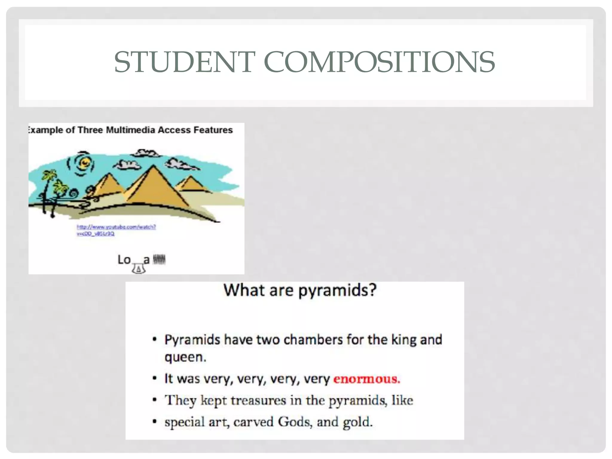 STUDENT COMPOSITIONS
 