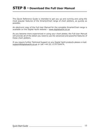 Digital yacht chartplotter sc500 quick start guide | PDF