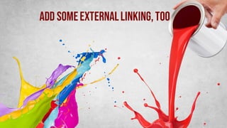 Add someexternallinking,too
 