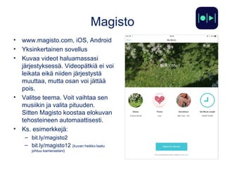 Kuvaa tekemistä, älä tekijää
Usein – ei toki aina – se on tarkoituksenmukaisempaa ja
saat todennäköisemmin luvan tuotoksen julkaisemiseen
Kuva: Matleena Laakso, CC BY
 