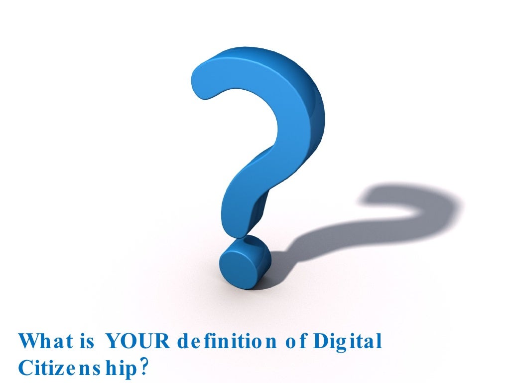 What is YOUR definition of