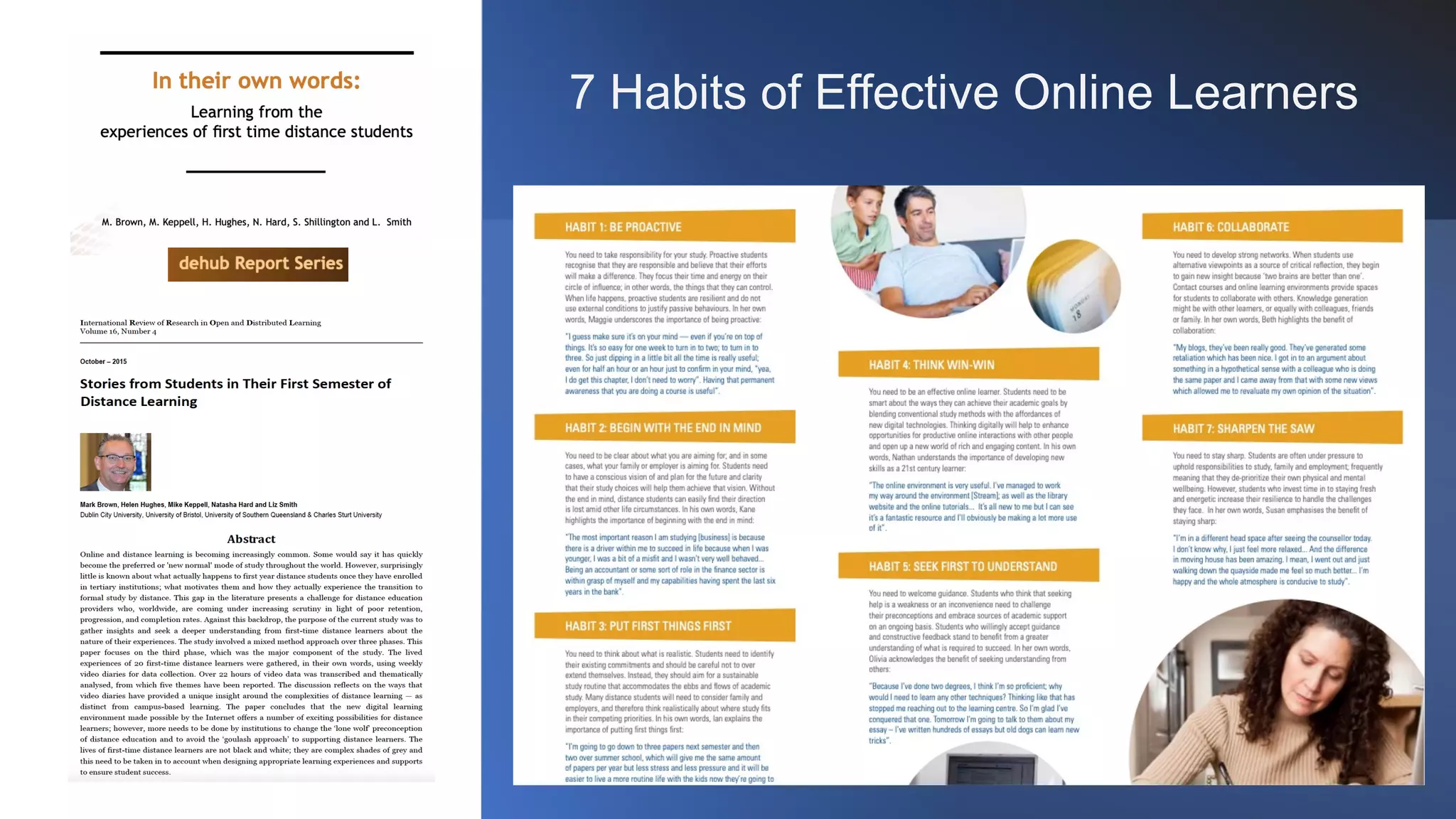7 Habits of Effective Online Learners
 