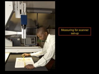 Measuring for scanner
       set-up
 