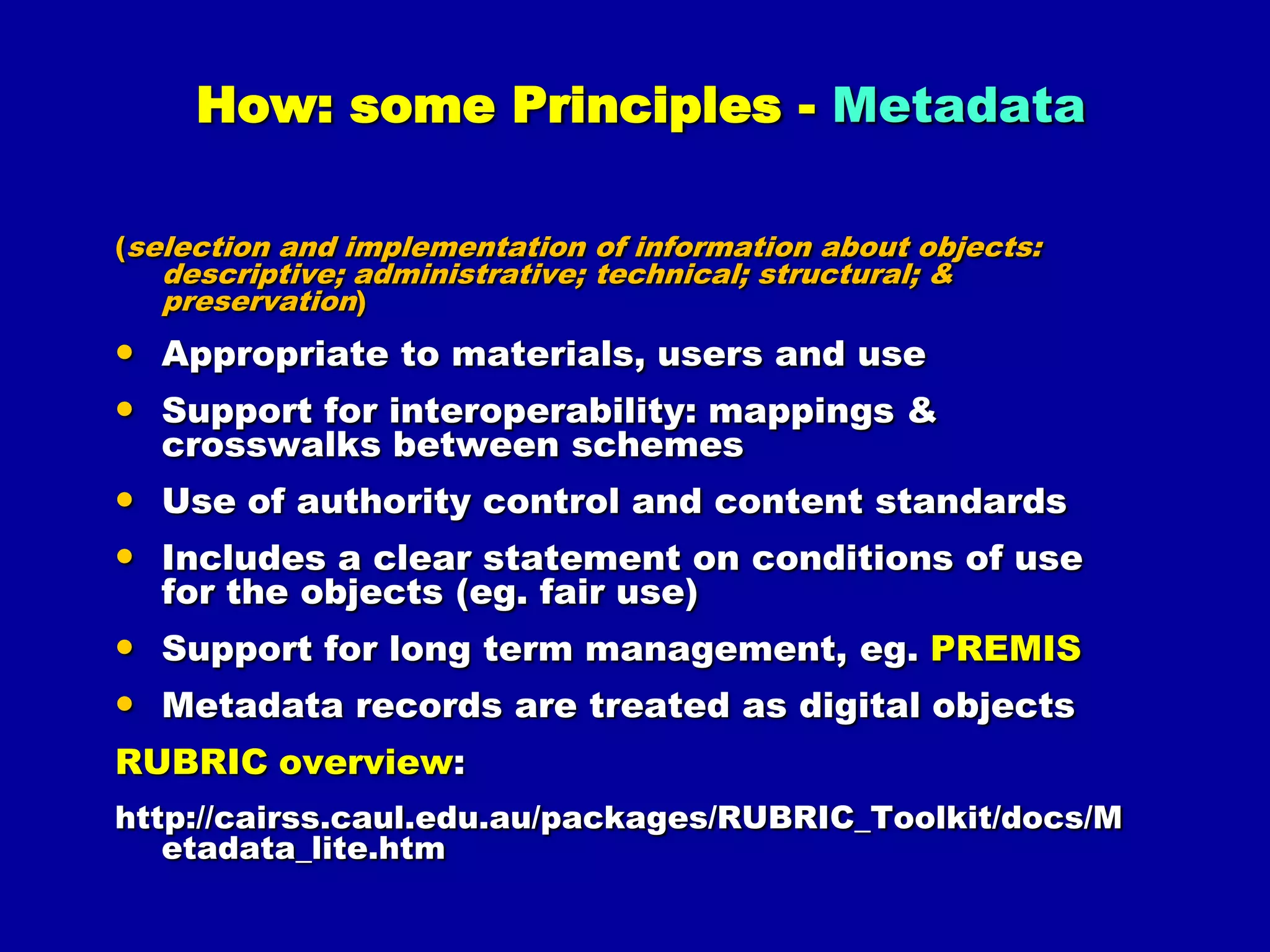 Management & planning