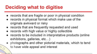 Digitization