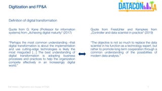 Digitization and change of FP&A | PDF