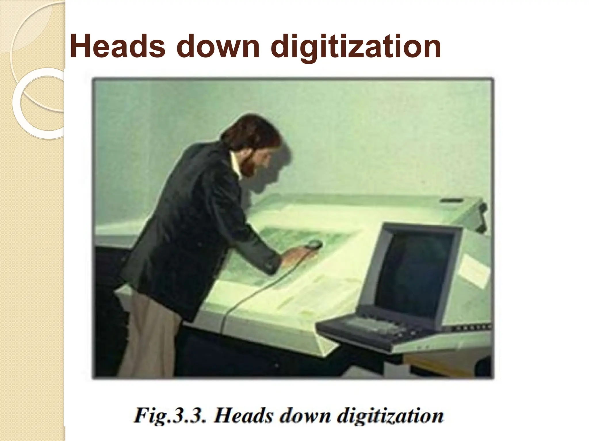 Heads down digitization
 